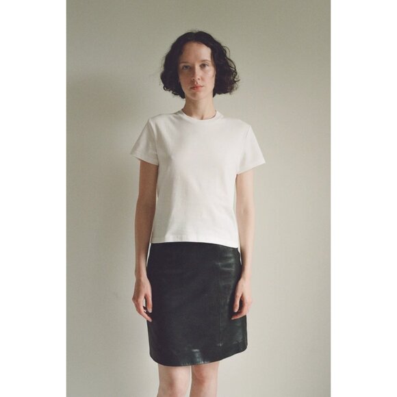 FM 669 T102 Unisex White T-Shirt Size M Cotton Crew Neck - Picture 4 of 11